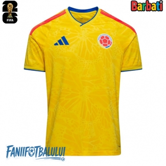 Columbia Tricou Fotbal Replică Mondial 2026 Barbati Acasa
